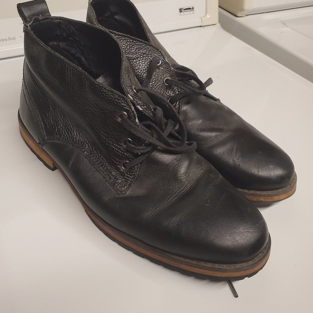 Marc New York Black Leather Men's Chukka Boot Size 8